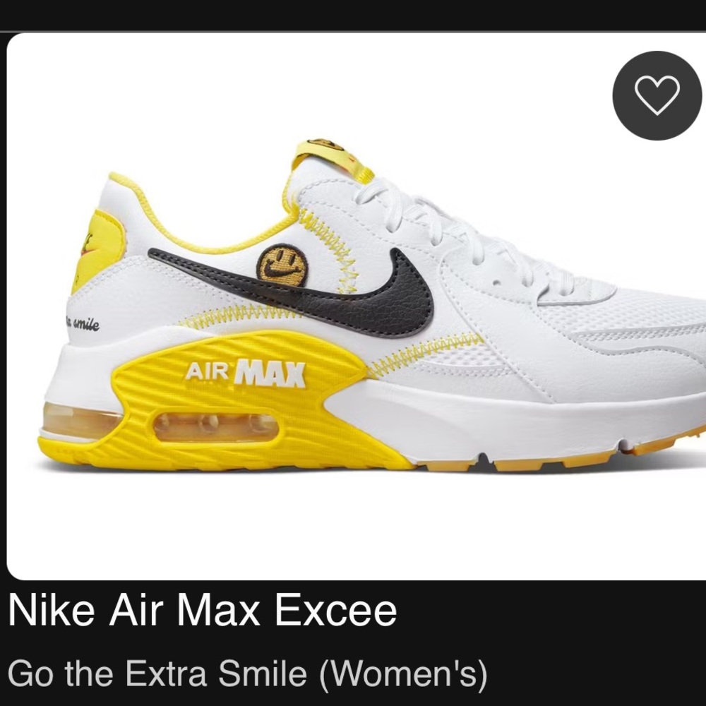 Nike air go the extra smile sneakers 7.5 rare